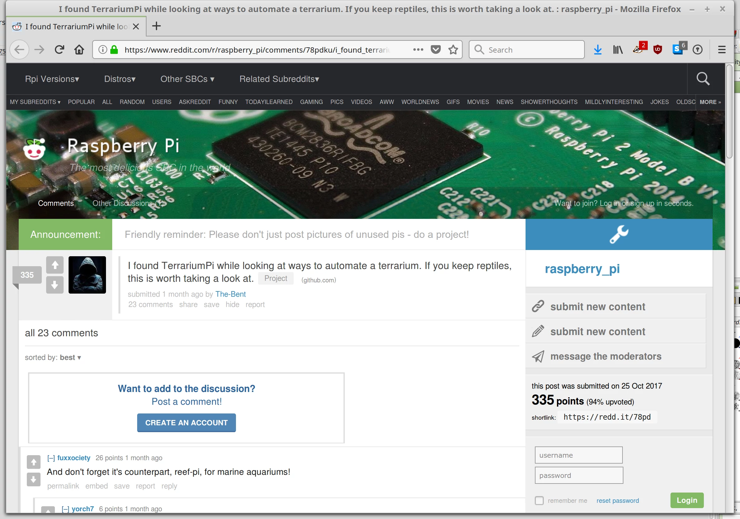 TerrariumPI on Reddit